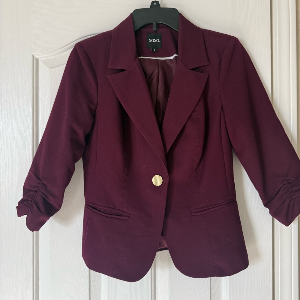 XOXO Deep Burgundy Blazer